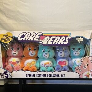 Care Bears‎ 40th Special Edition Collector Set Of 5 With 4 Exclusive Bears
